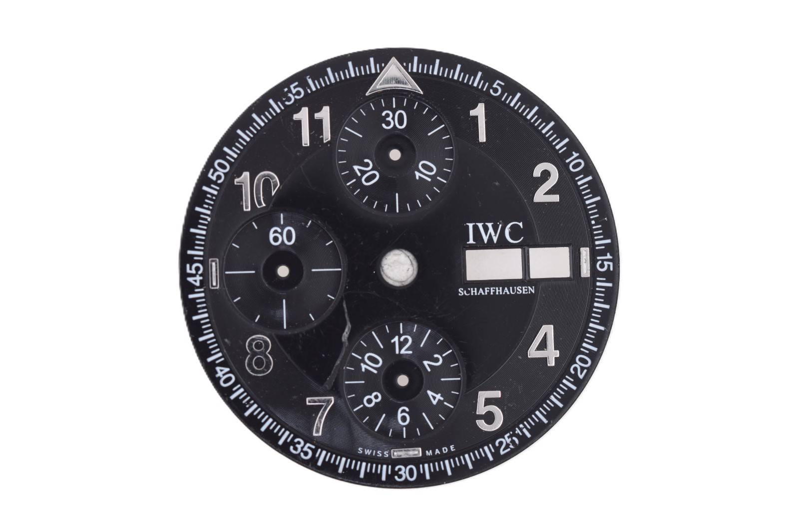 IWC Pilot Spitfire Chronograph Watch Dial Reference IW370613 31.3mm (ZB1160)