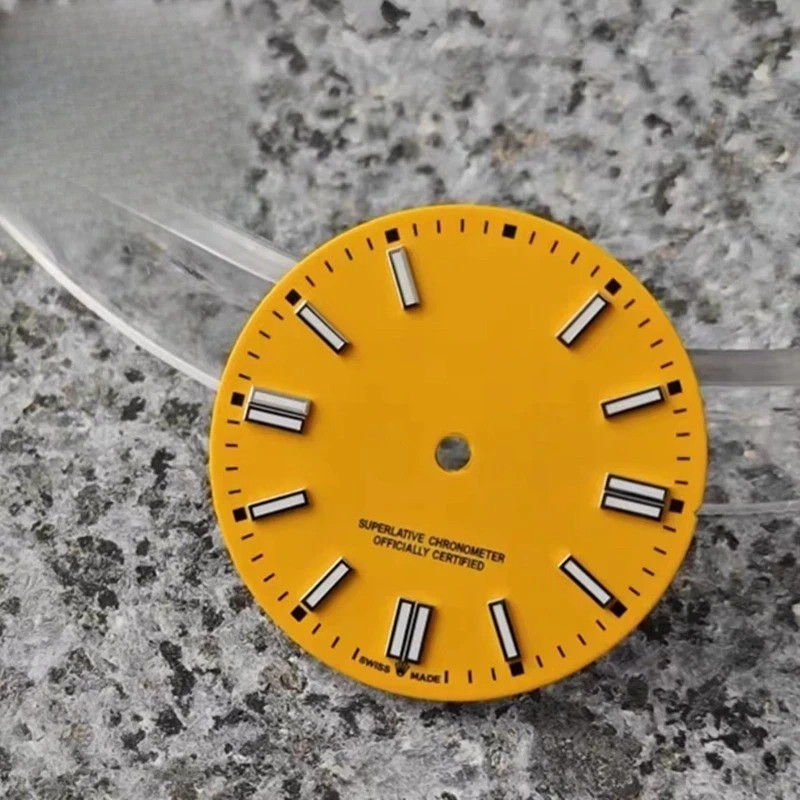 2813 Dial 28.5mm No/R-Logo Blue lume for 8215/2813/2824/2836 Movement watch dial