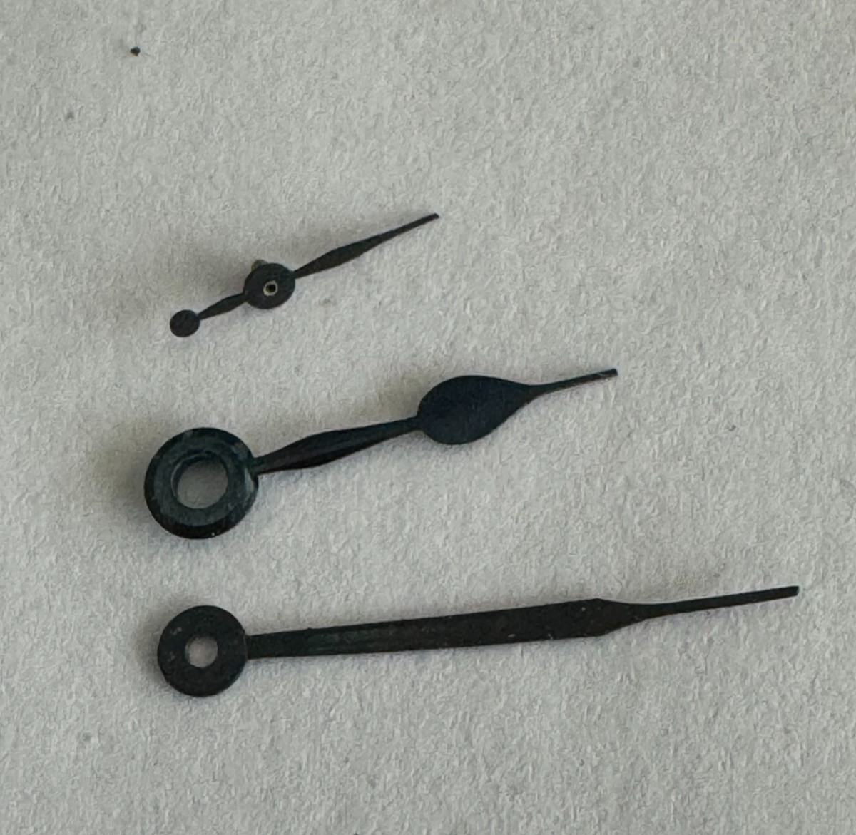 VINTAGE 16 SIZE HAMILTON 992B POCKET WATCH HANDS 3PCS