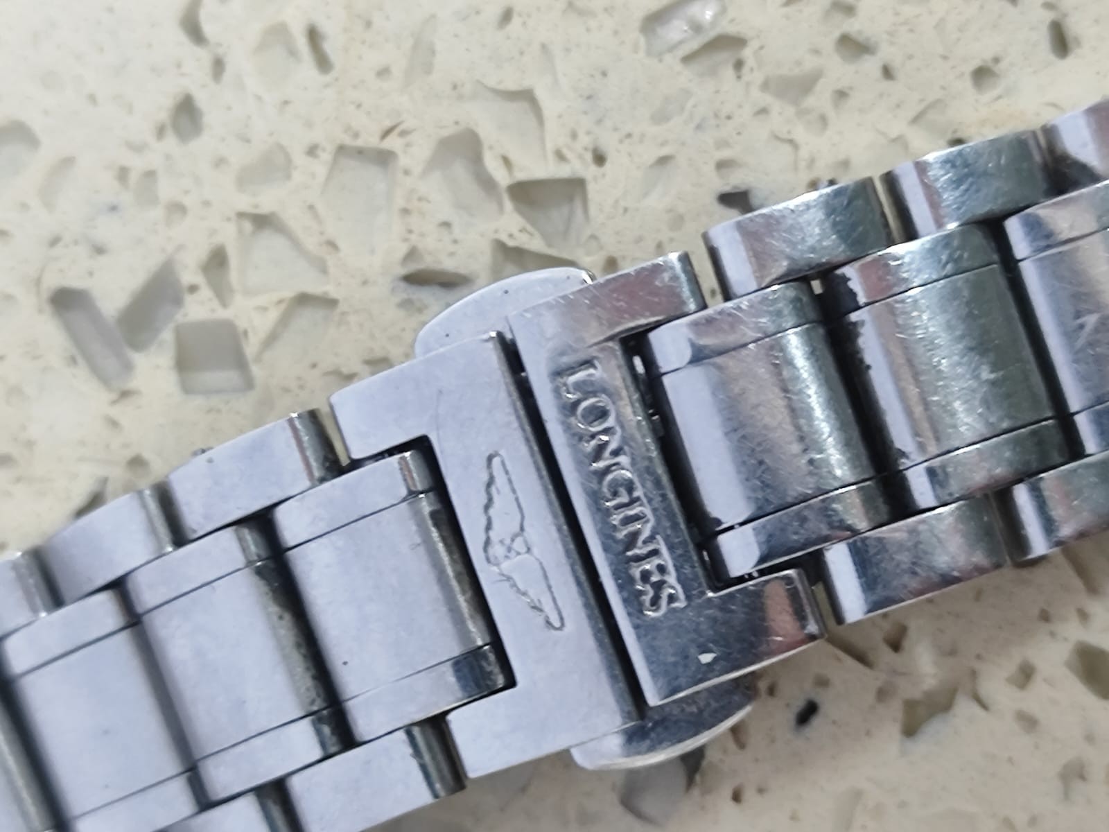 Longines Admiral Chronograph Automatic Part bracelet 20mm without one end link