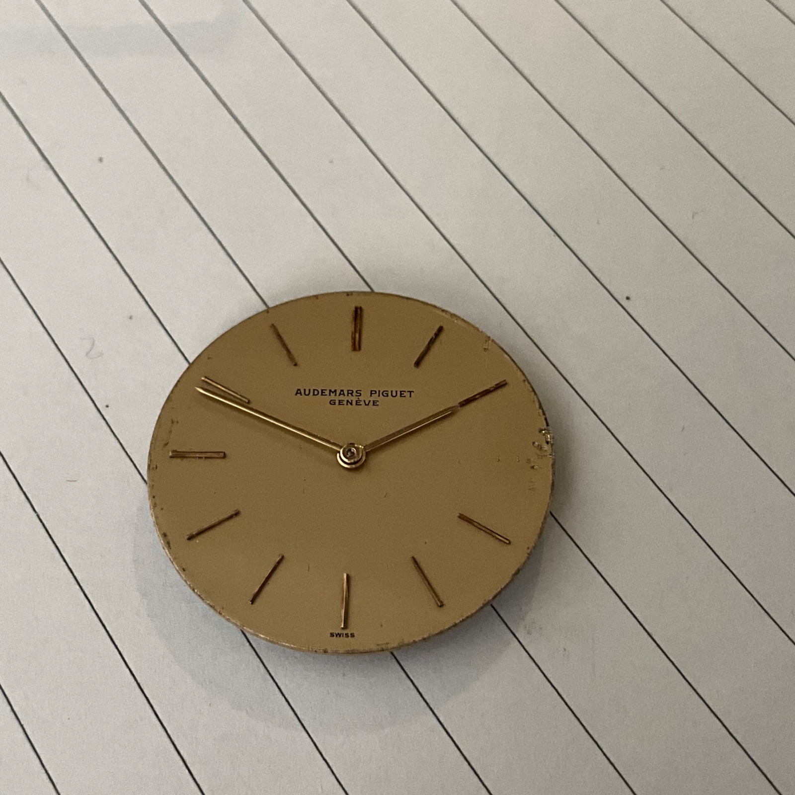 AUDEMARS PIGUET DRESS DIAL AND MOVEMENT 100%O ORIGINAL 30MM CALIBER K 2001