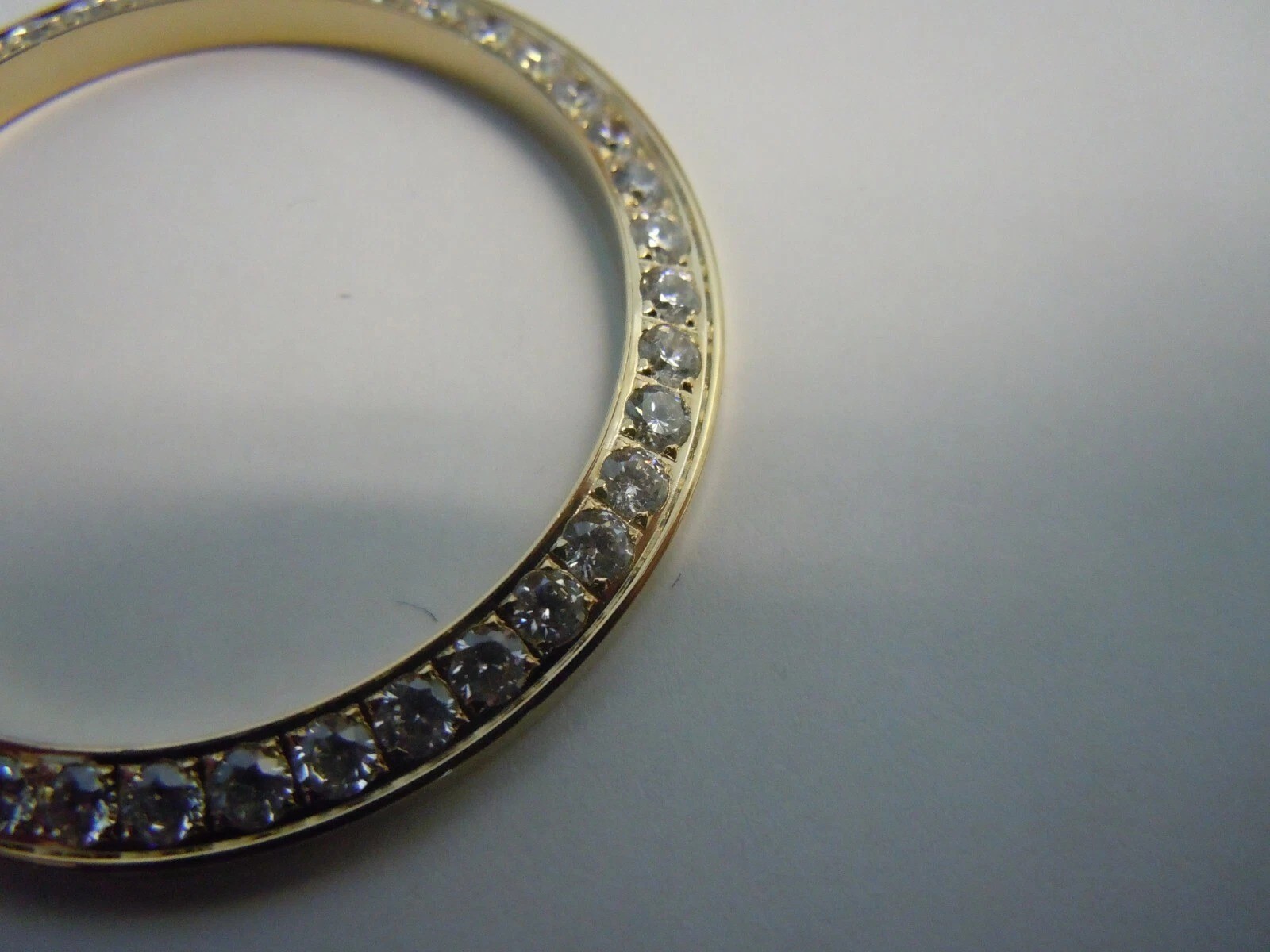 Yellow GP CZ Bezel for Rolex Datejust 41mm 126303,126333