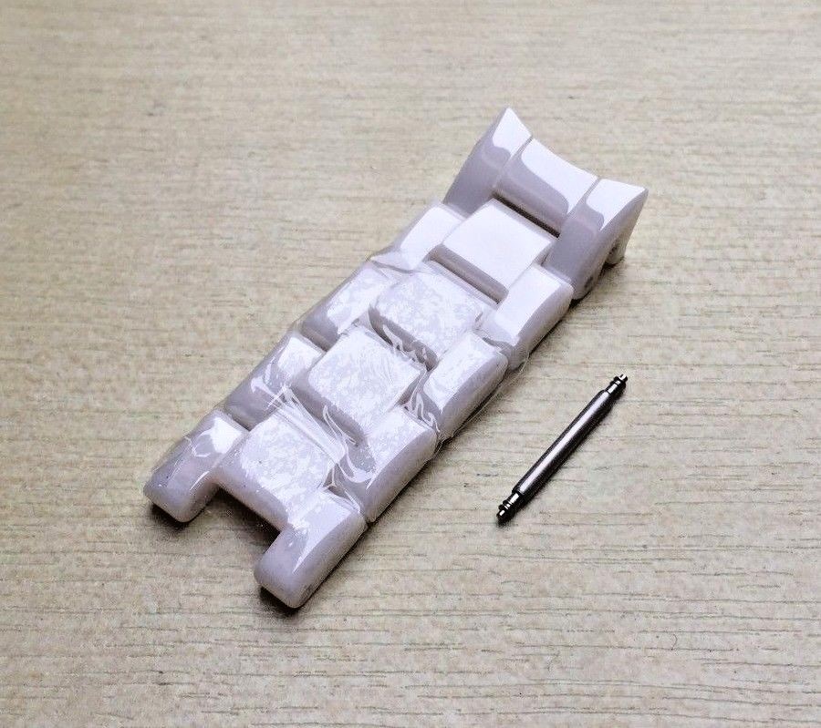 5 TOP CERAMIC links Fits Emporio Armani AR1405/AR1418 watch strap/band/bracelet
