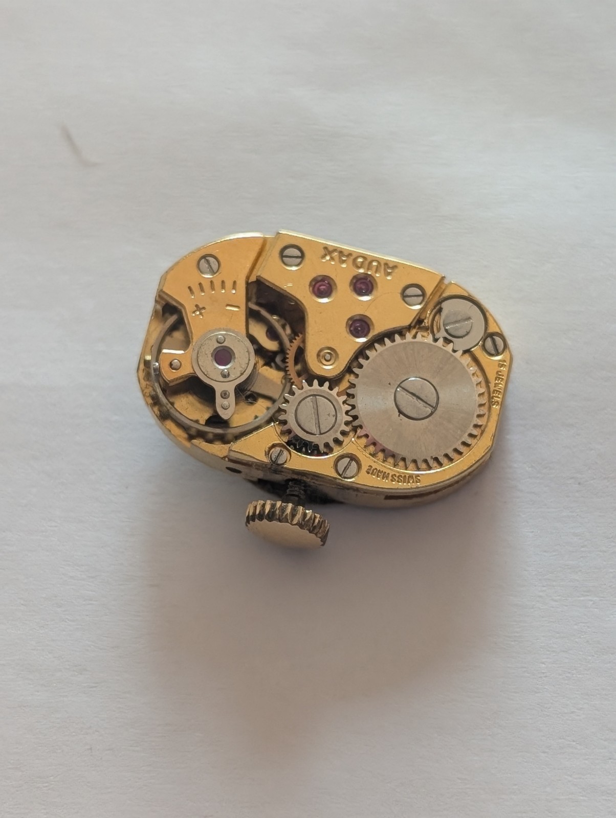 Vintage ETA 2345 Mechanical Watch Movement (Runs)