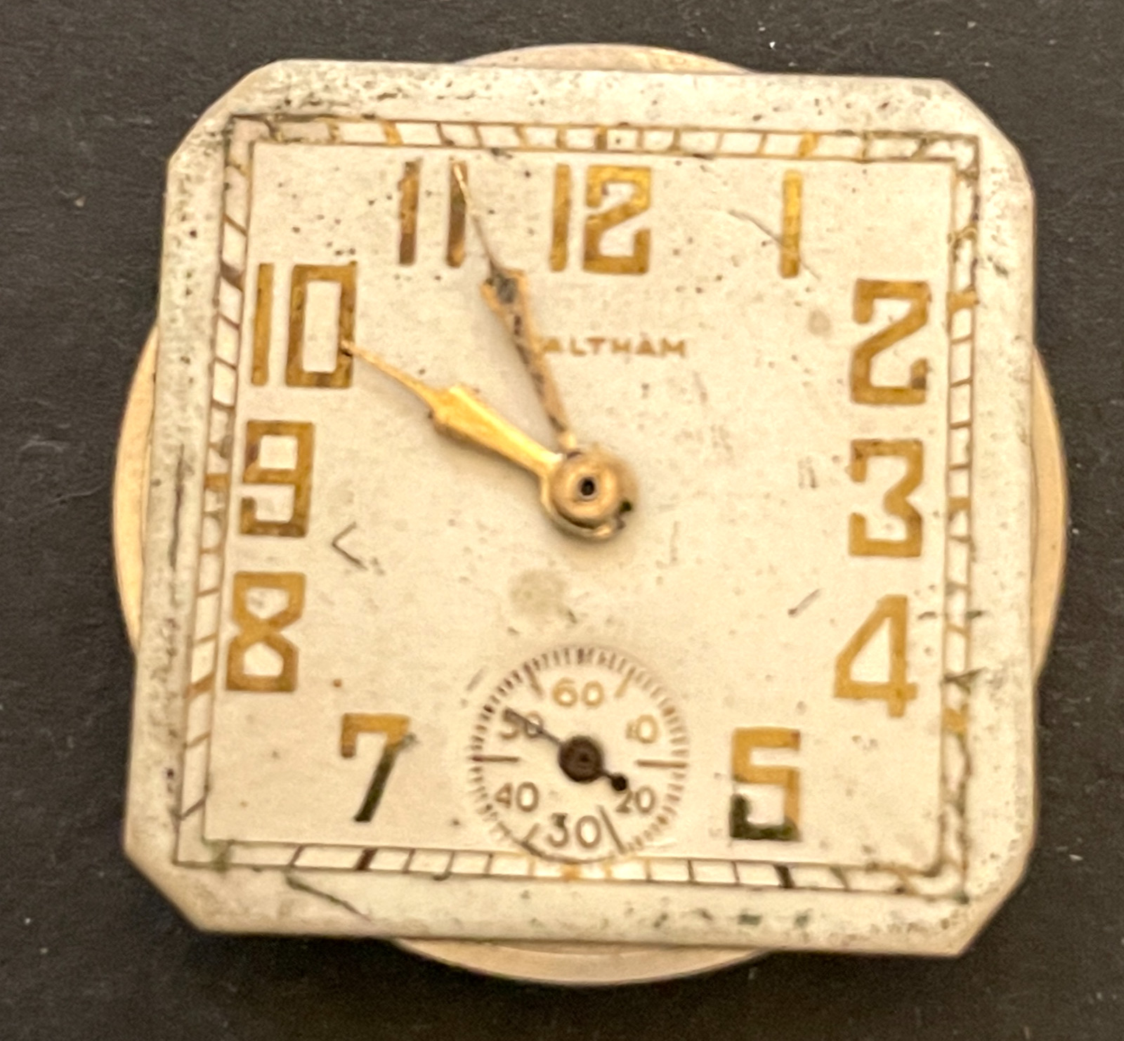 Antique 1928 Waltham Model 1898 561 Watch Movement Parts/Repair 6/0s 7j USA