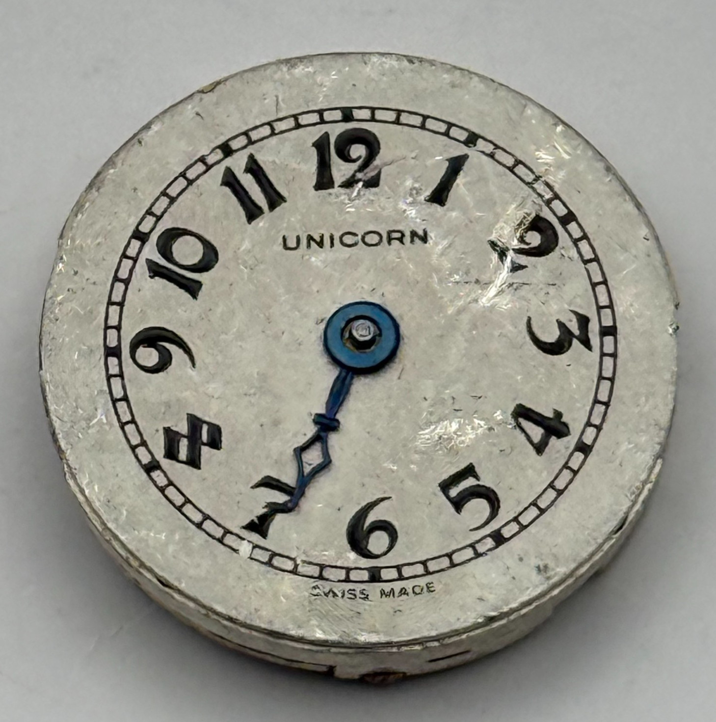 Unicorn Watch Movement Swiss 15 Jewels Small Manual Wind Parts 19.6mm