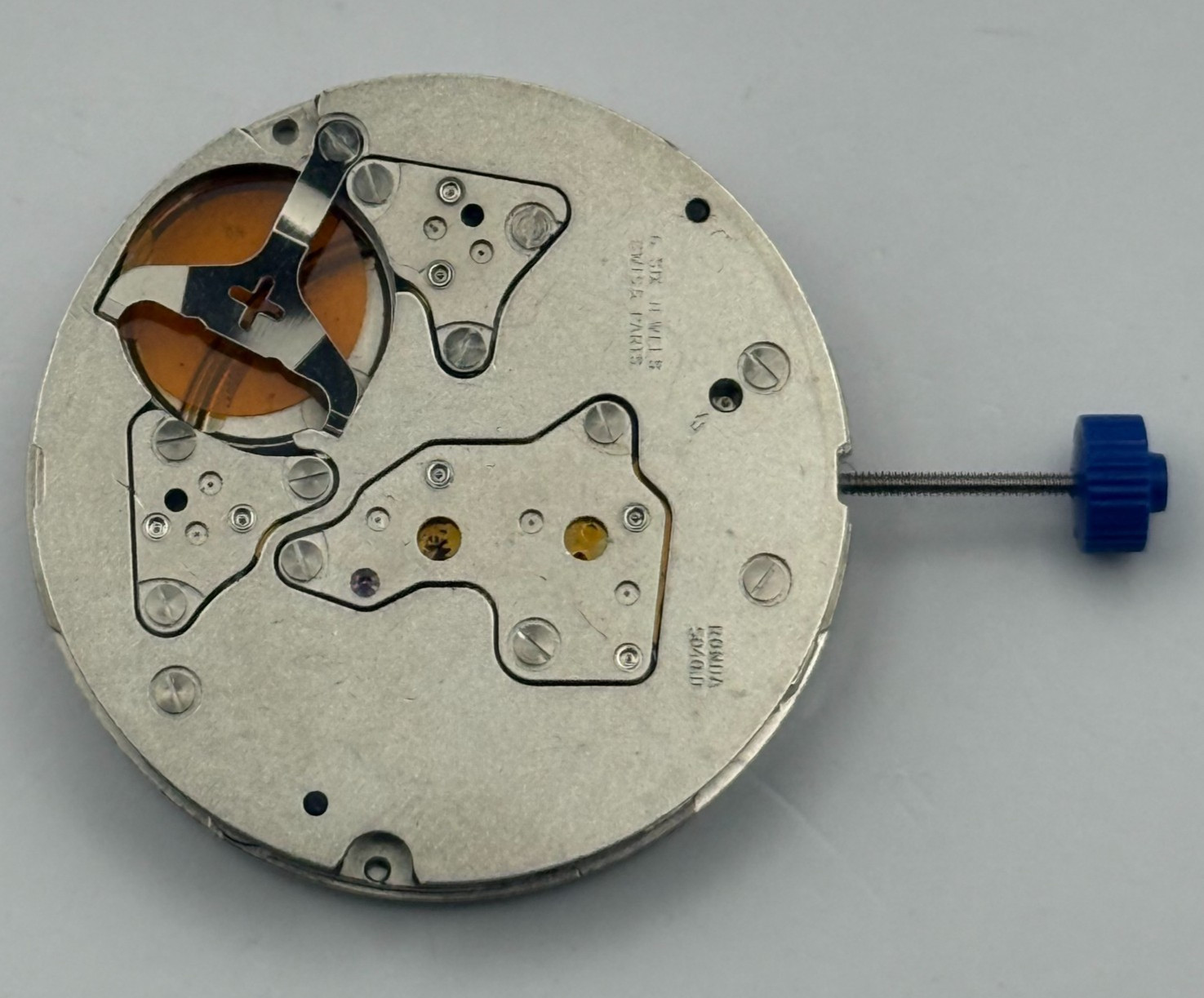 Ronda 5040.D Watch Movement Quartz Swiss 6 Jewels Vintage Parts Repair 28.6mm