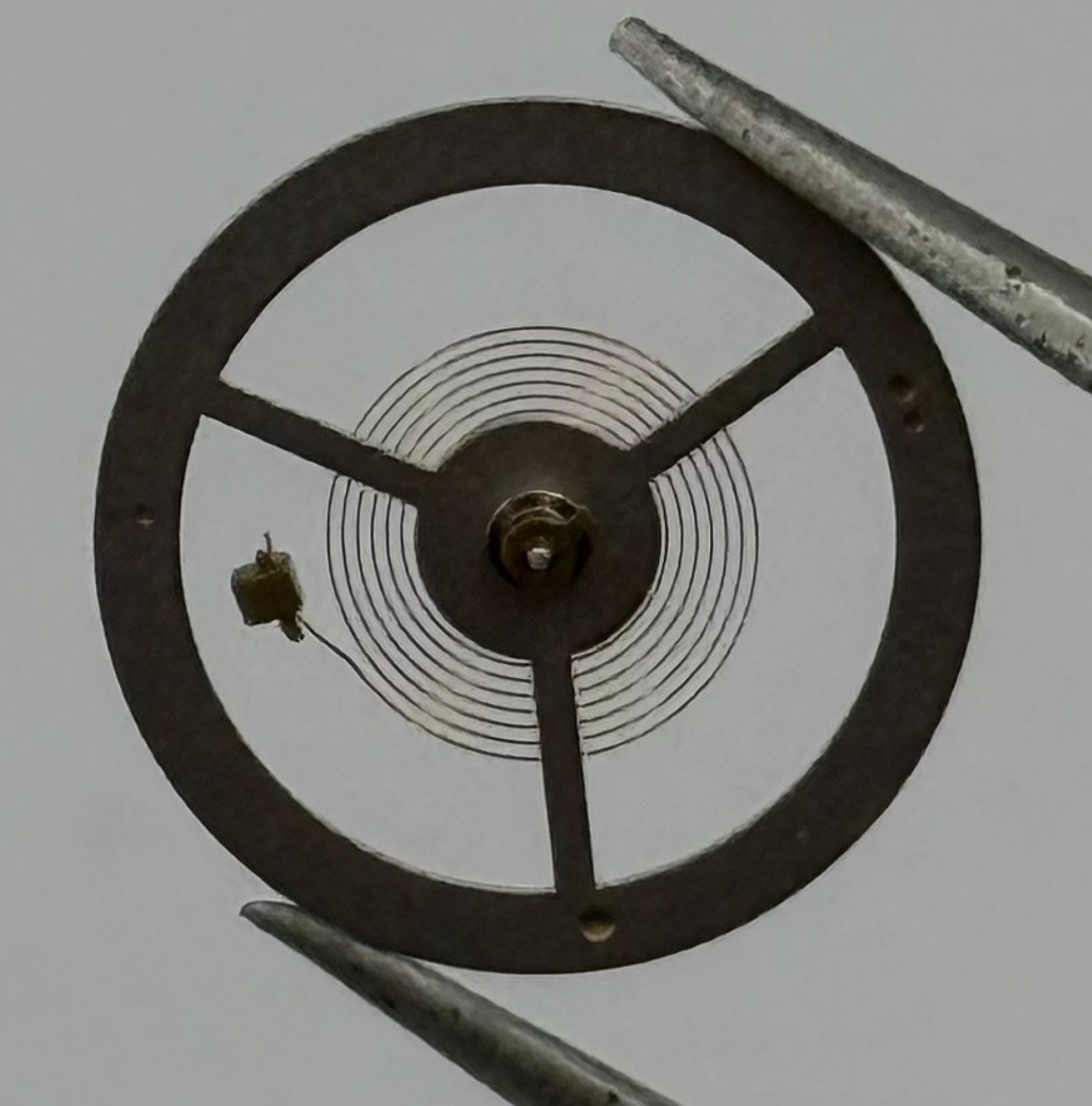 EB 8800 Balance Wheel Complete And Spring 12’’’ Renata 1309 Watch Movement Parts