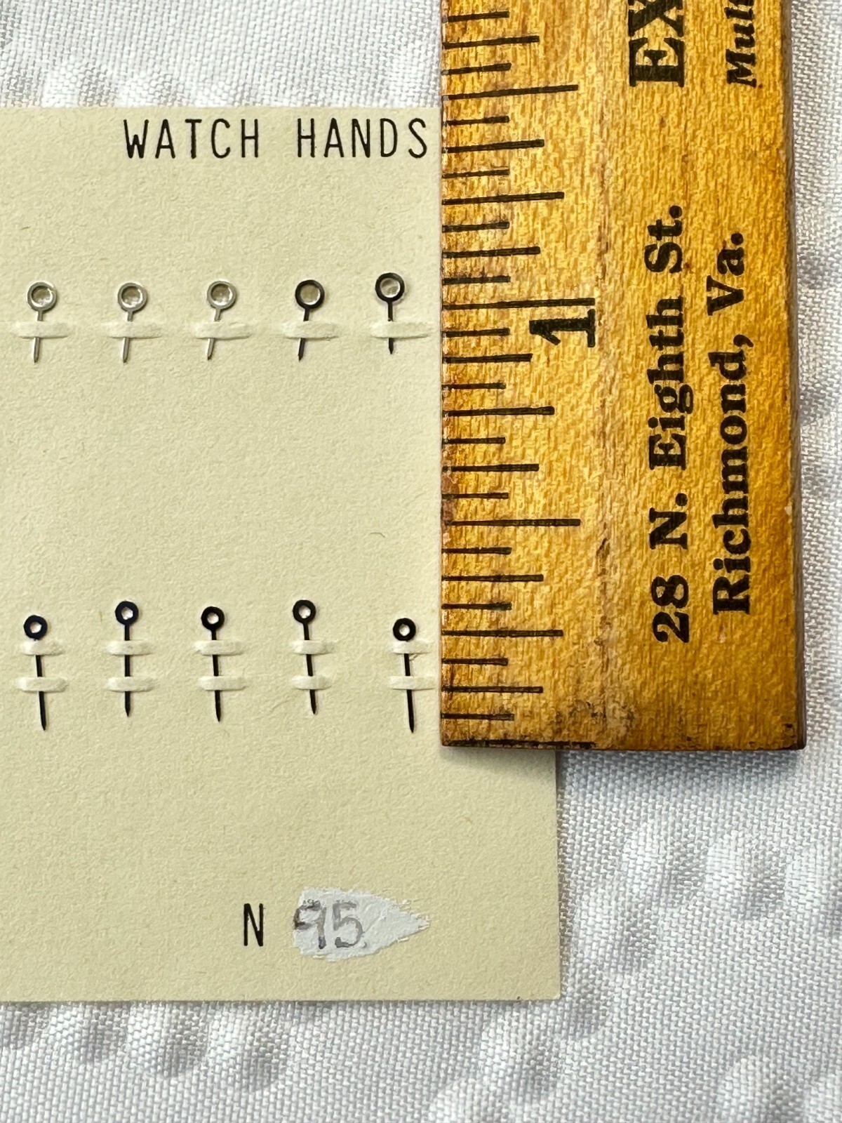 Newall Silver Stick Watch Hands MODELS IN DESCRIPTION LOT AS SHOWN 20-52