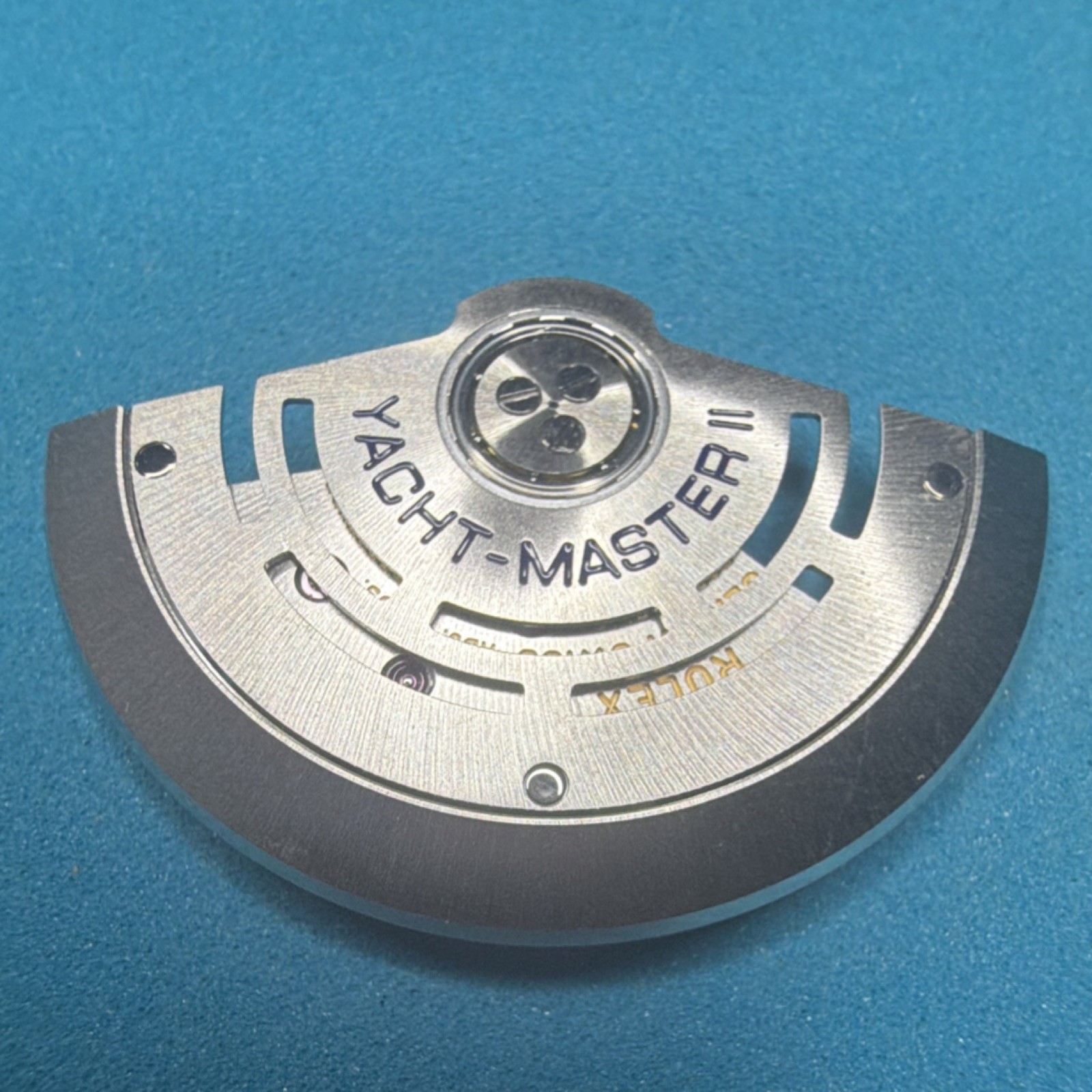 Rolex Yacht-Master II Rotor Oscillating Weight Silver Watch Movement Part