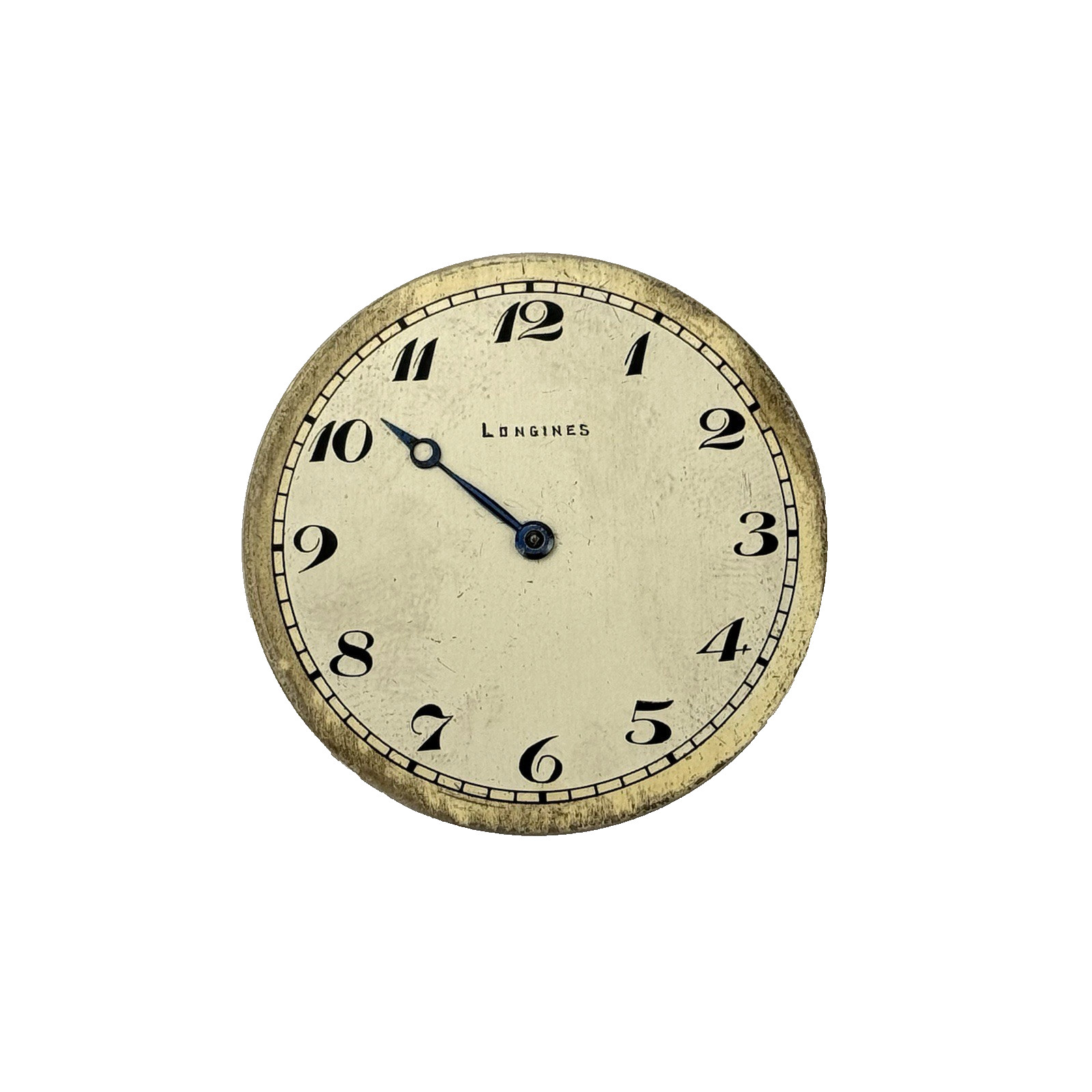 Longines Pocket Watch Movement 12s, 40.5mm 1916 Good Balance Parts Repair (918)