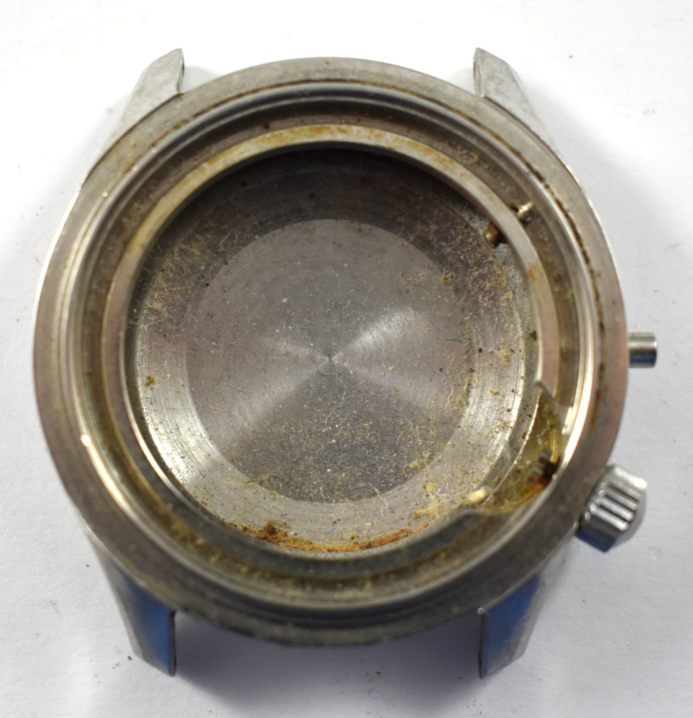 Vintage Orient King Diver Stainless Steel Wrist Watch Case Part lot.qz