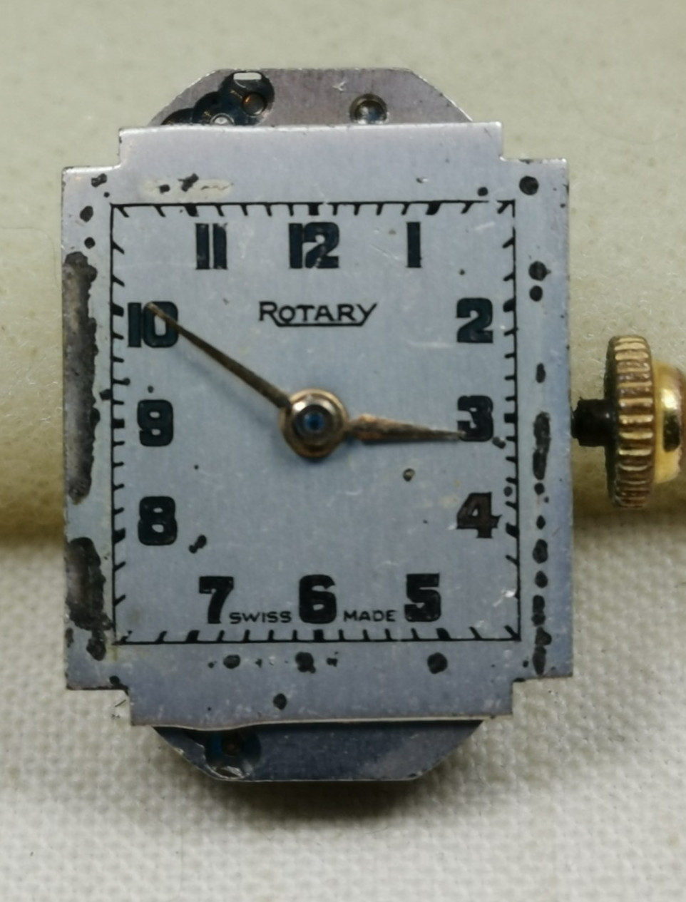 Lot 8 x Rotary Swiss Wristwatch Movements Repair/Parts