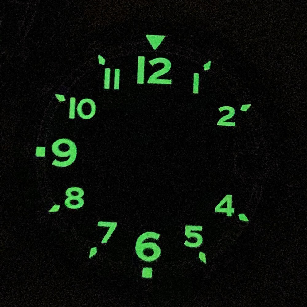 29mm Black Green Texture Super Luminous Dial + Hand Fit NH35A NH36A Mens Watch