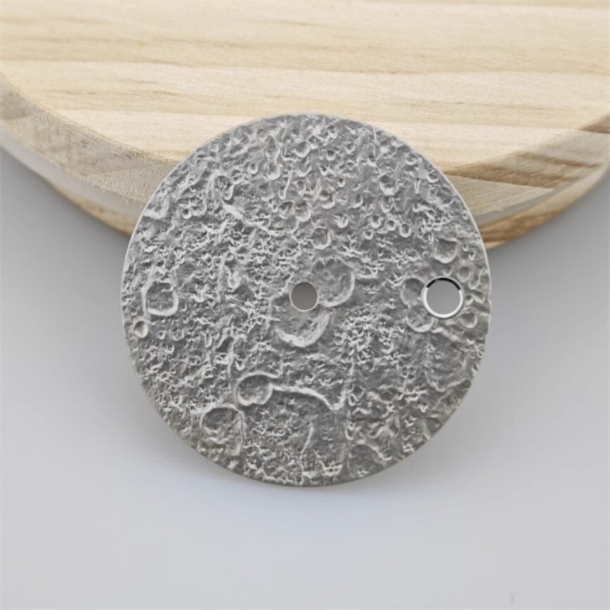28.5mm NH35 Dial Chang’e Moon Dial Silver Gray Black for NH35/36 Movement