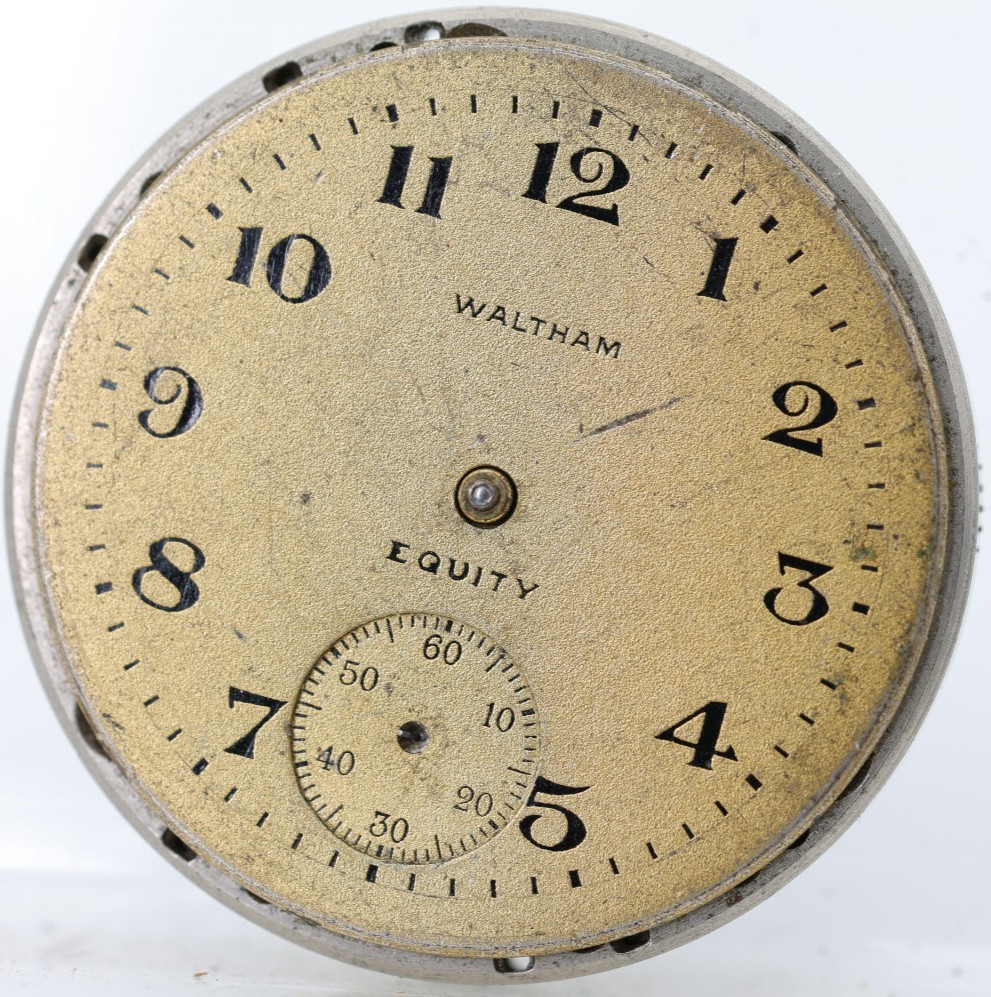 WALTHAM Gr. EQUITY, 3/0s, 7j, 21704836 WATCH MOVEMENT, FOR REPAIR (NK)