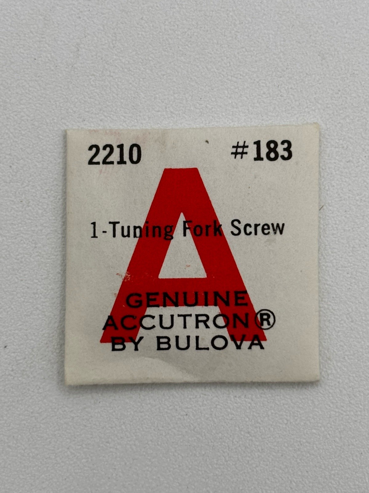 Accutron Bulova 2210 Tuning Fork Screw #183