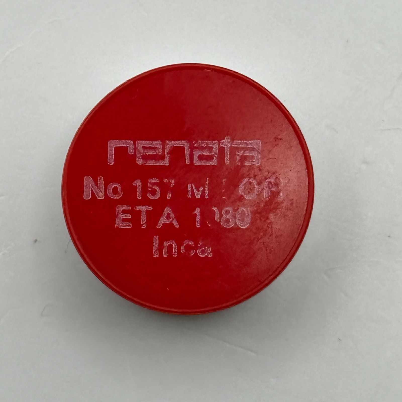 ETA 1080 Balance Wheel Complete And Spring Renata 157 Watch Movement Parts NOS