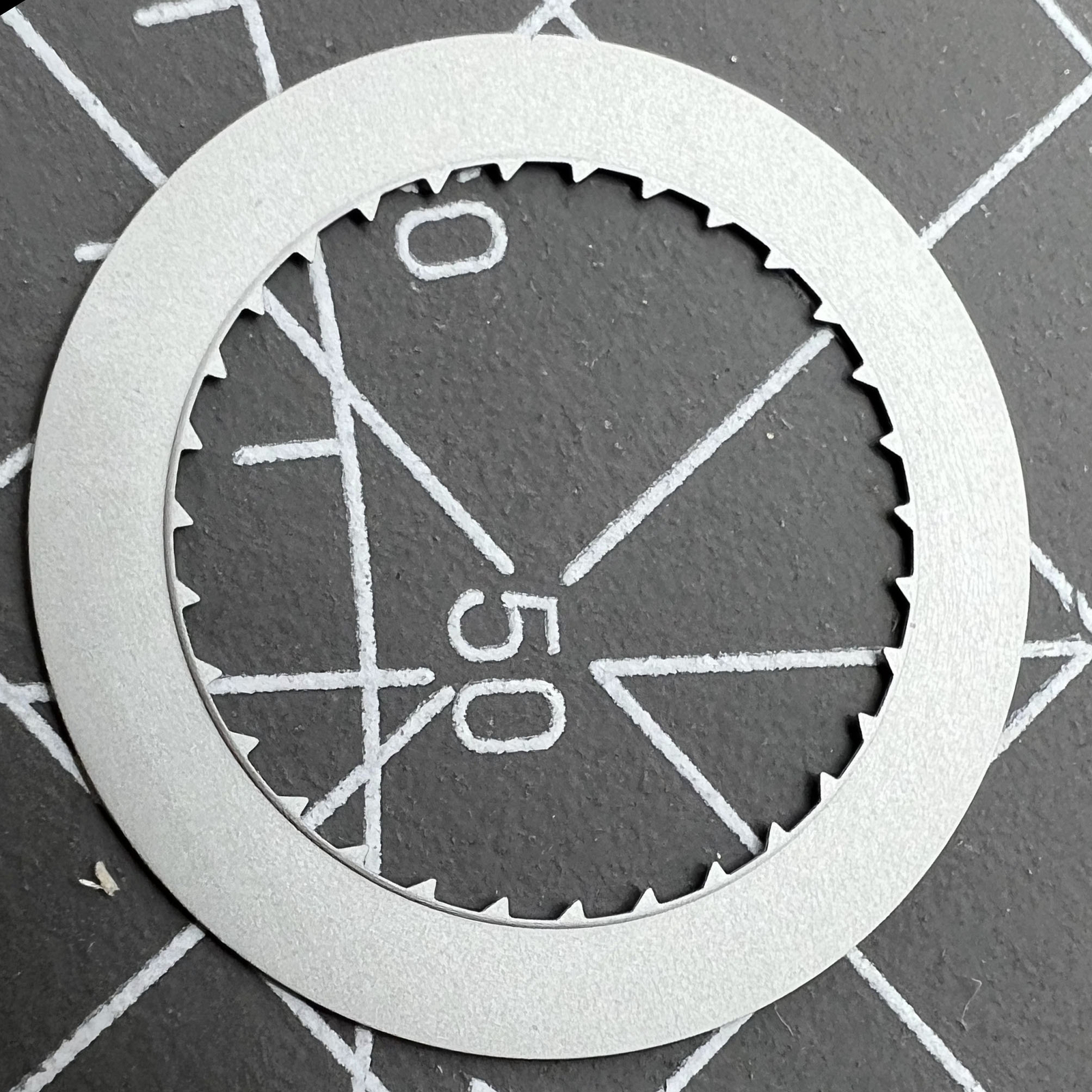 Original Date Disk Wheel Date Wheel for Miyota 9015 Movement Date@6 Japan Made