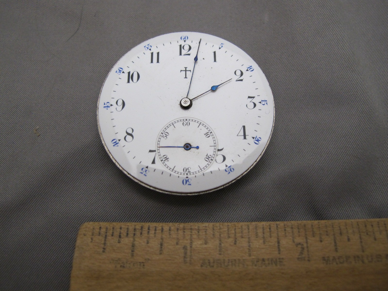 Nice INGERSOLL TRENTON Grade 130 Model 3 16S 7J Pocket Watch Movement-1909