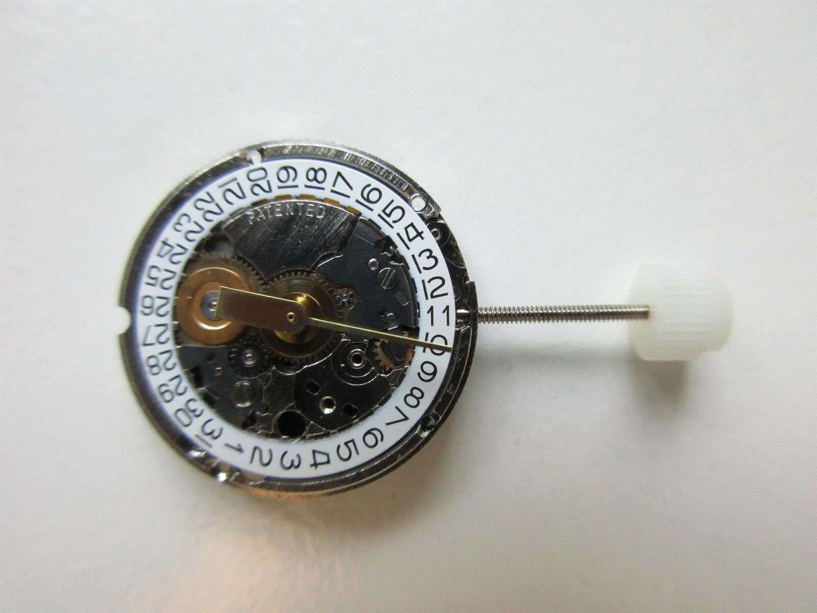 ETA 956.111 white date disk swiss N.O.S. 7 jewels – green watch movement