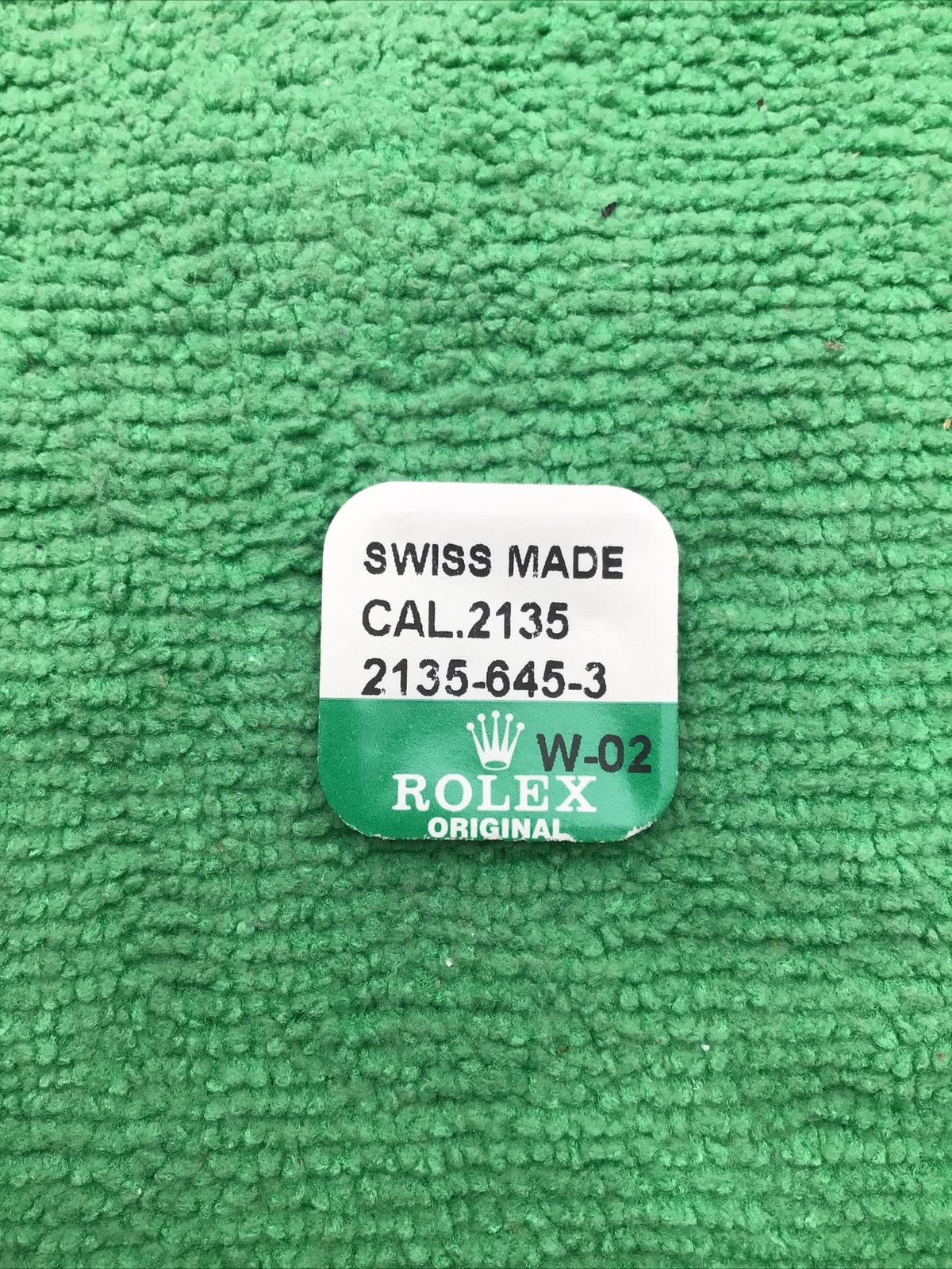 Genuine Rolex 2135 645/3 Date Star Clip. Sealed. NOS