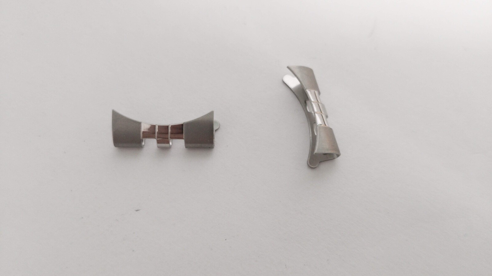 Vintage-END PIECES-CURVED 20mm Link Jubilee Bracelet Stainless Steel for 2