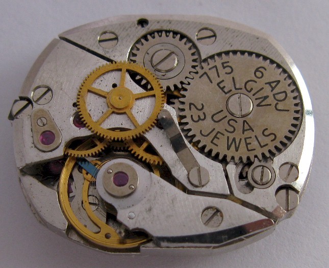 Elgin 775 23 jewels watch movement for parts …