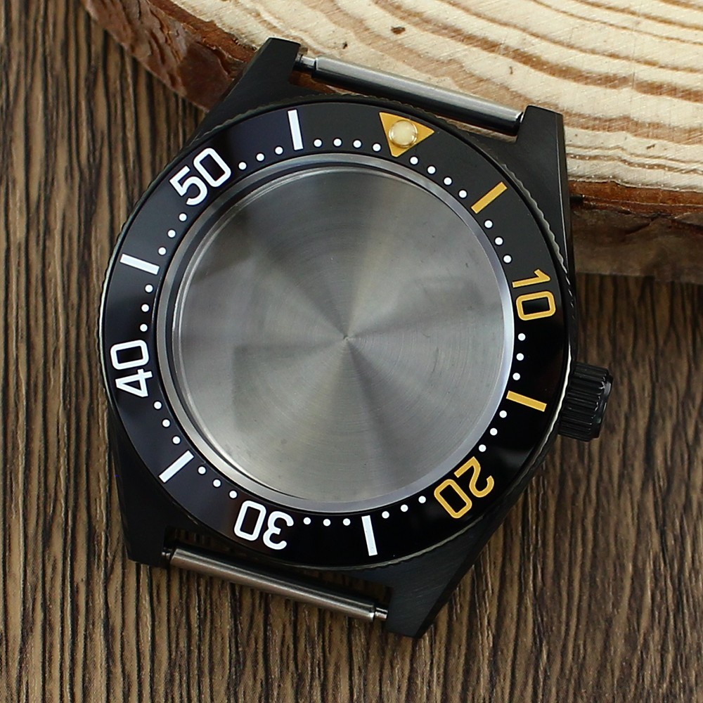Modify Seiko Prospex Mod 20ATM Steel 40.5mm Watch Case Sapphire For NH35 36 NH38