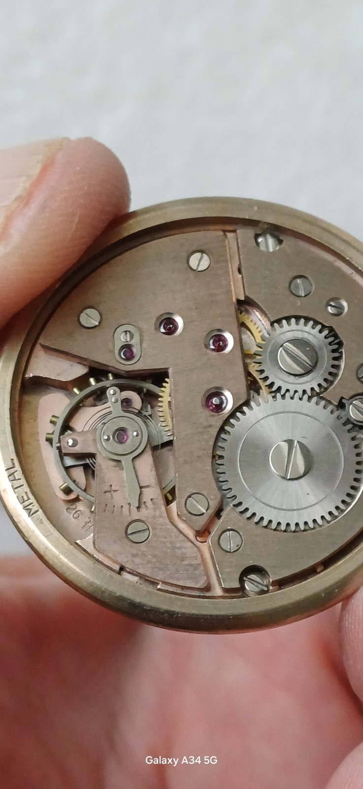 Verbena Working Manual Winding Movement Watch 34mm