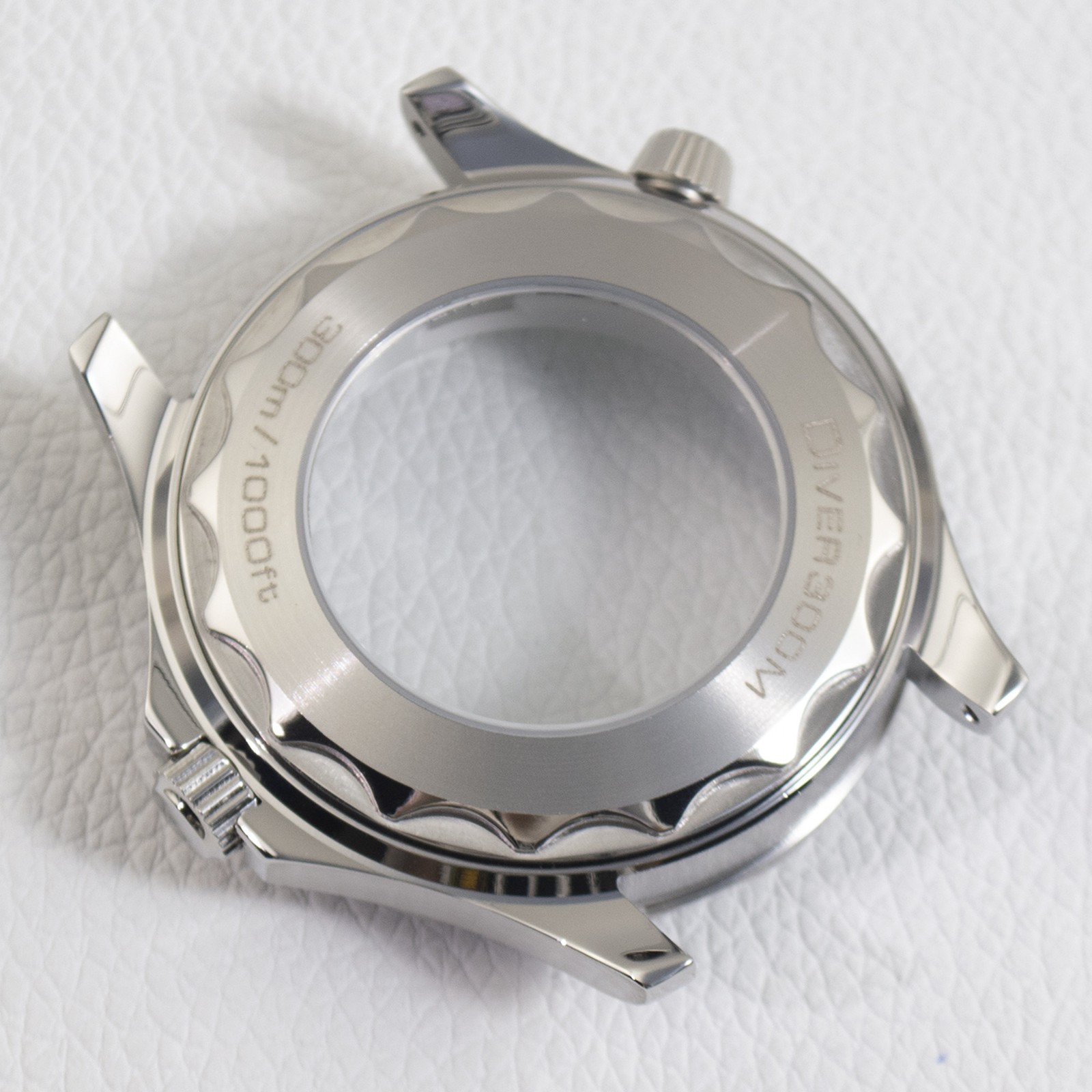 41mm Diver Stainless Steel Watch Case Sapphire Fit NH35 NH36 For Seamaster 300