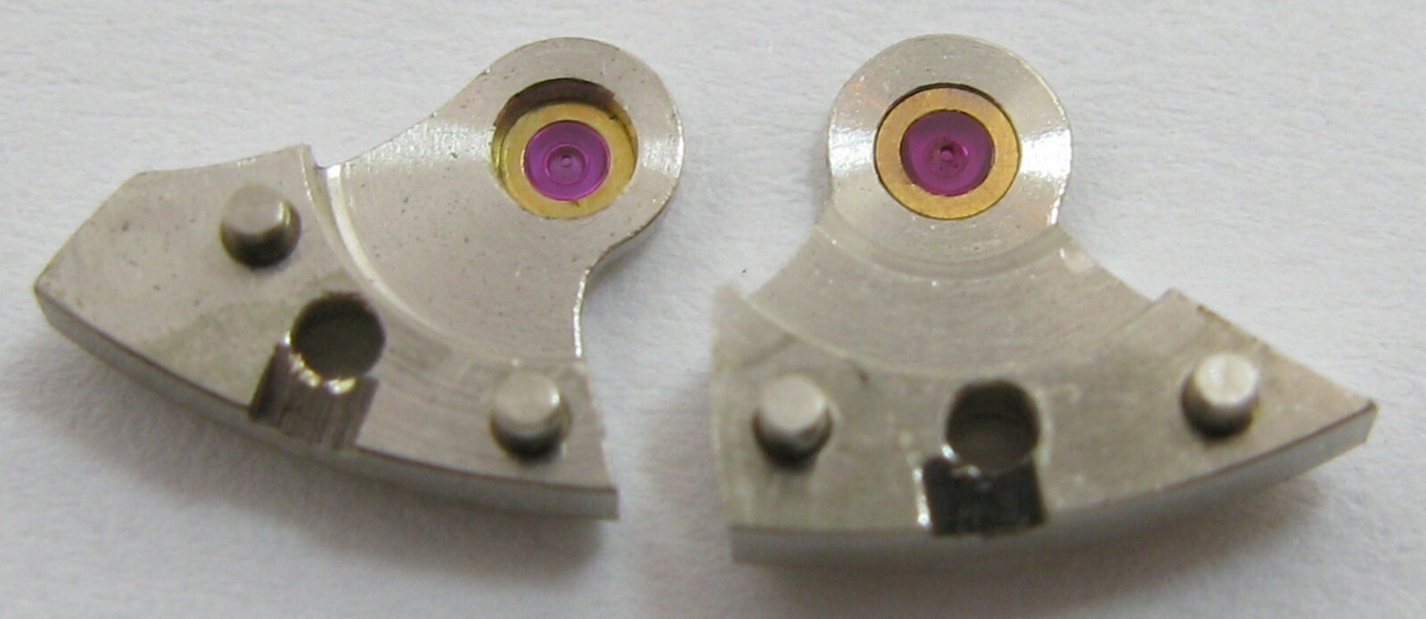 IWC c 89 Watch Part: 2 bridges for the 4 th wheel + escape wheel