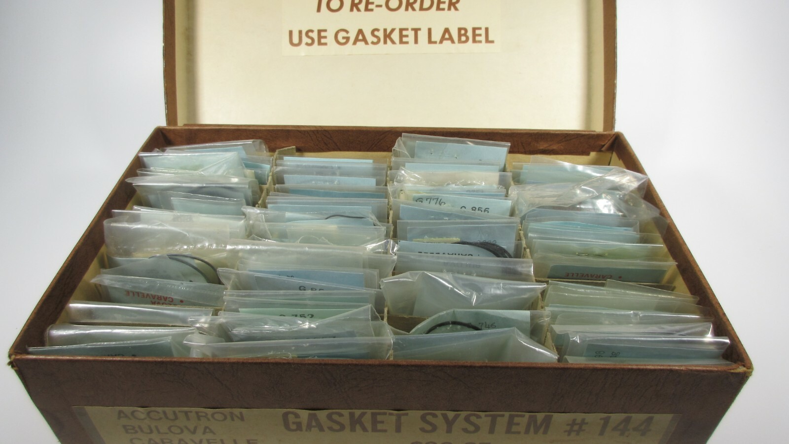 Bulova Accutron Caravelle NOS OEM Original Case-Back Gaskets Choose-Your-Part #