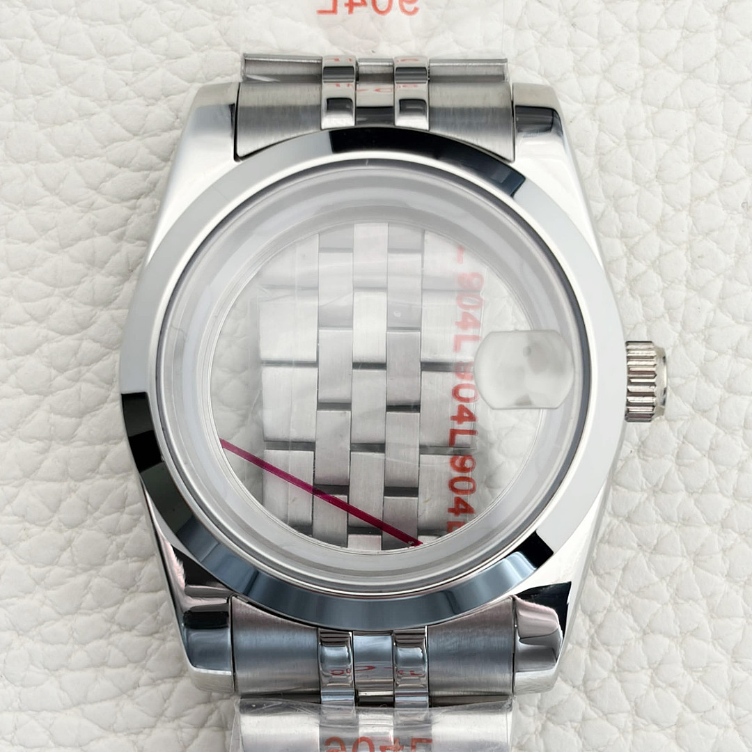 36mm stainless steel Smooth Watch Case Mod For ETA 2824 PT5000 Movement 28.5mm