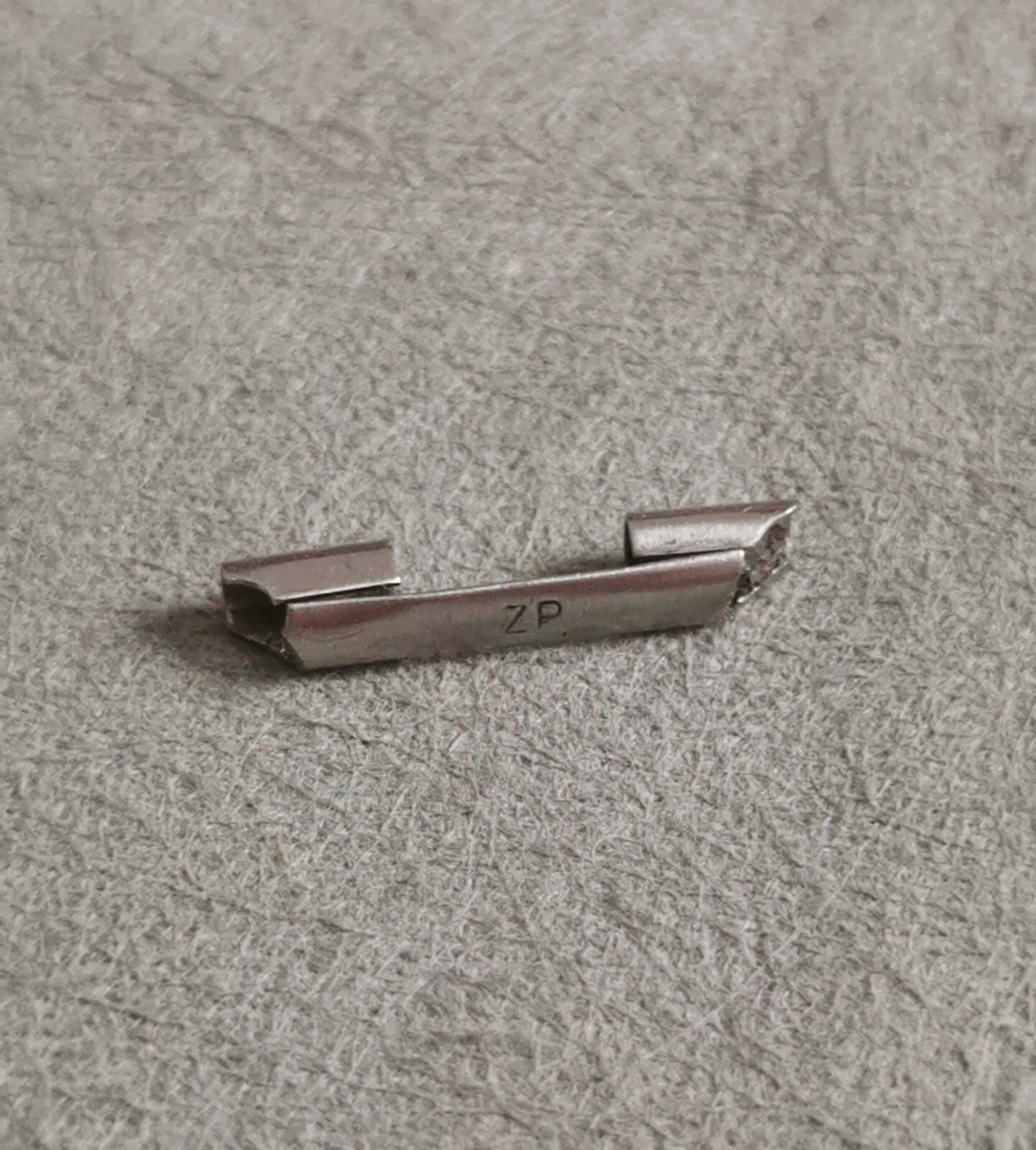 Zenith Rare stainless steel gay freres single end link ZP for defy models mm 18