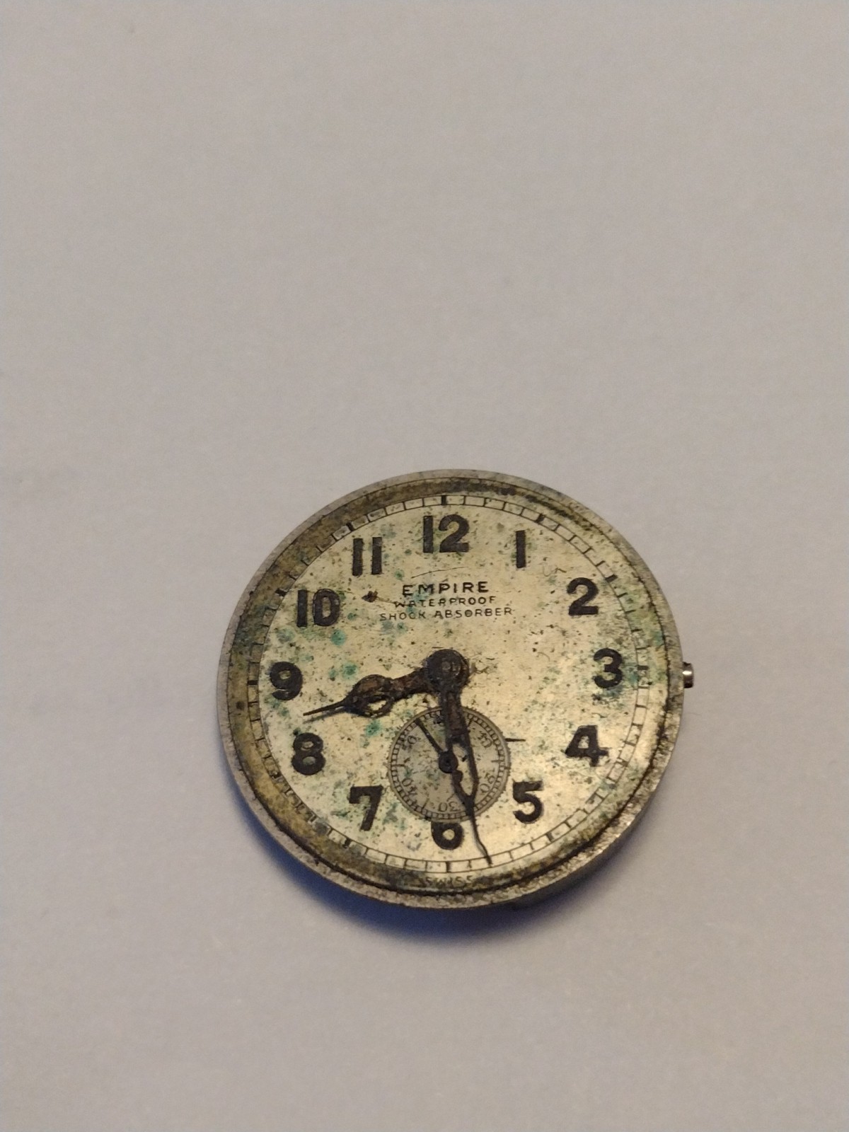 Vintage EMPIRE Watch Movement For Parts or Repair NOT WORKING!
