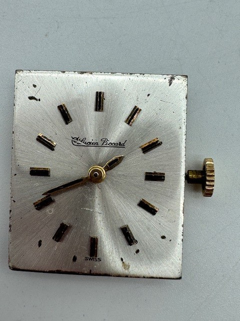 Vintage Lucien Picard Swiss 17 Jewels H62843 Watch Movement Parts/Repair