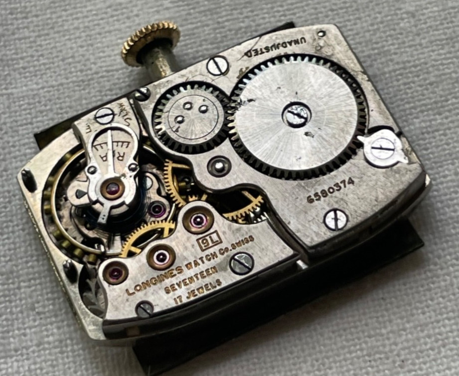 Longines 9L – movement for mens watch RUNS, lot 1806