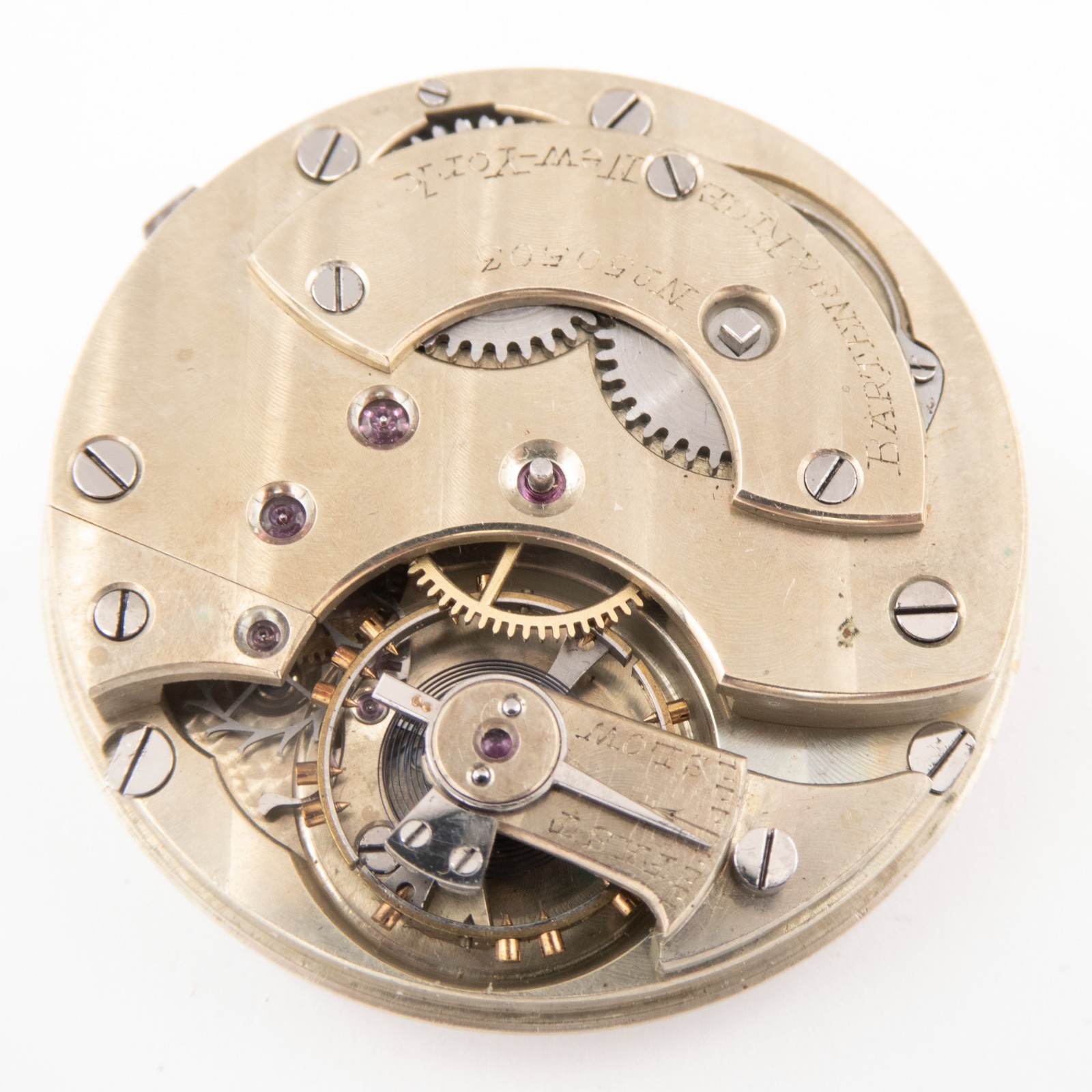 Bartens & Rice 32.4 x 7.9 mm Lever-Set Antique Pocket Watch Movement