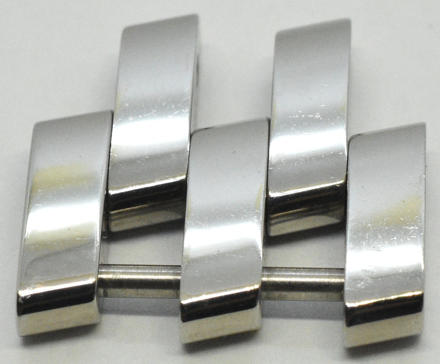 Breitling Chronomat 18mm 5 Row Pilot Stainless Steel Rounded Bracelet Link OEM