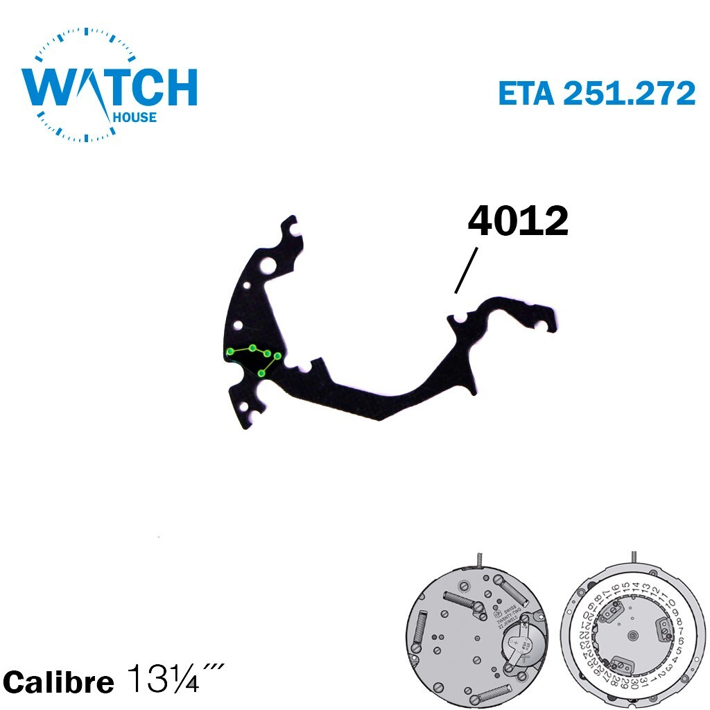 ETA 251.272 Electronic Circuit SWISS🇨🇭 Made, Replacement Module 4012