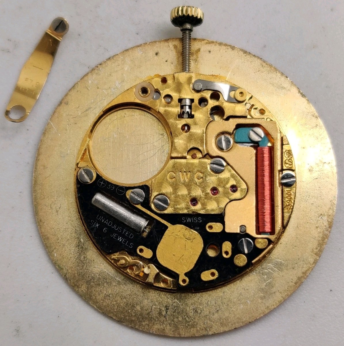 Concord nine/quartz ETA Cal. 959.001 Swiss quartz watch movement For Repair