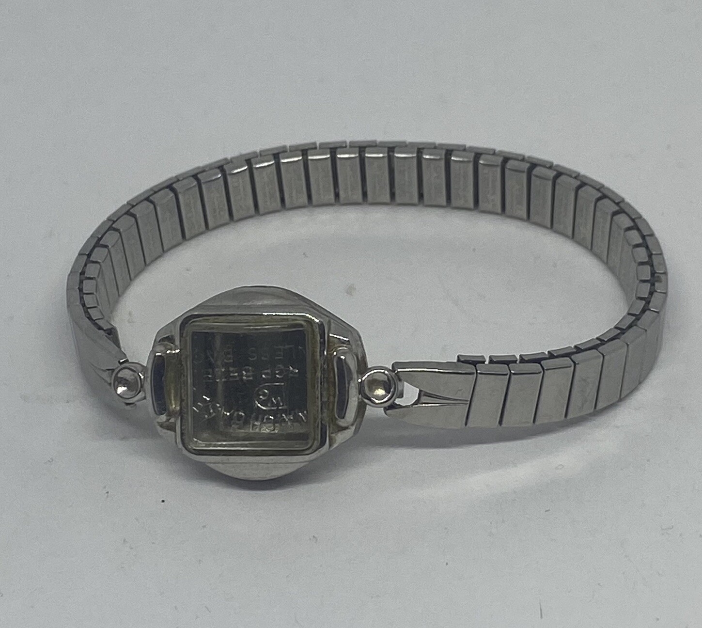 Ladies Watch Case W/ Speidel Expandable Bracelet 10kt Gold RGP Bezel Vtg