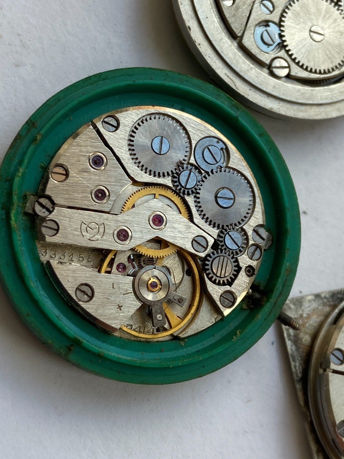 VINTAGE MEN WRIST WATCH PARTS NOT WORKING LOT WOSTOK CORNAVIN SLAVA