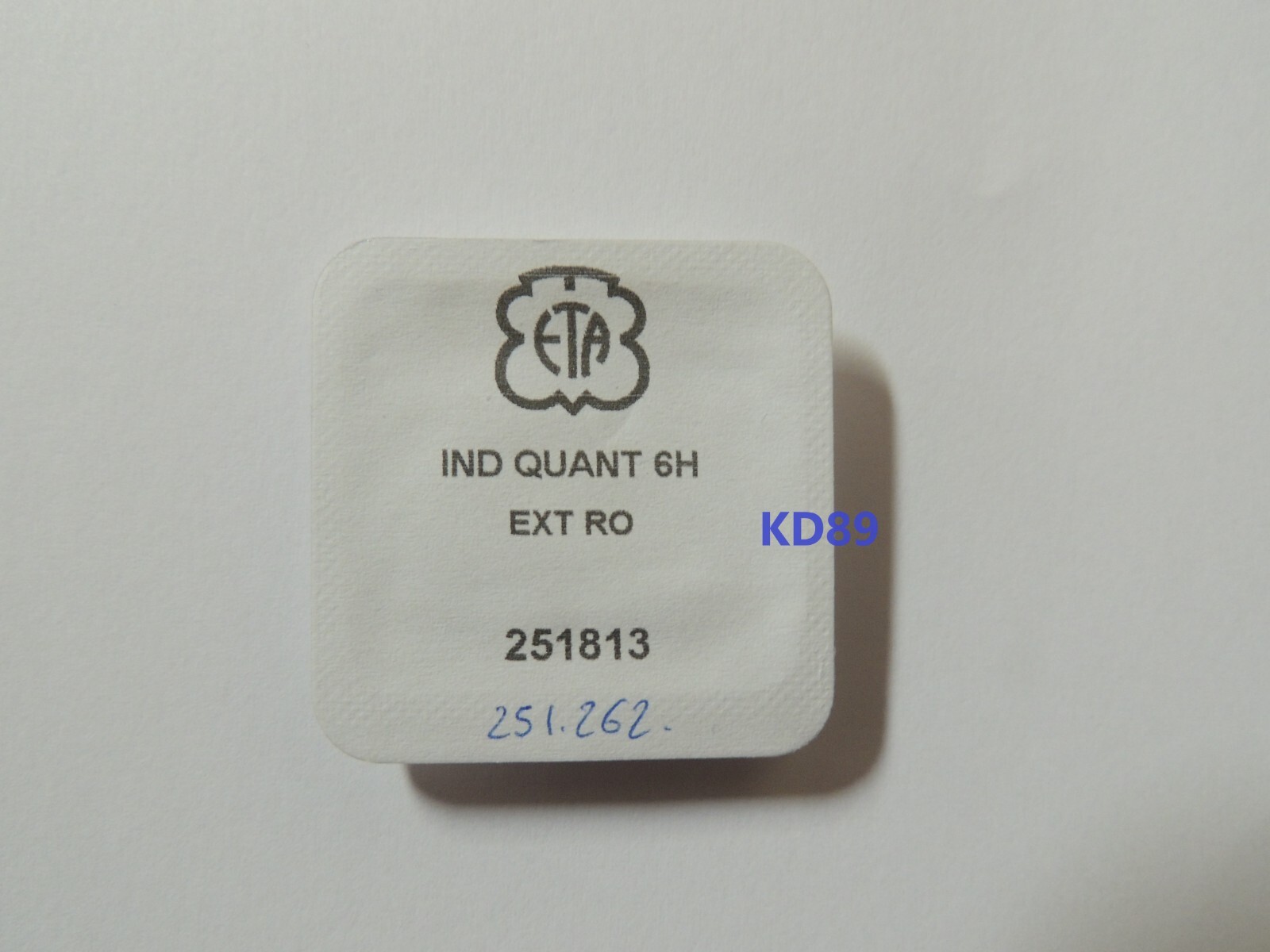 ETA 251.262 251.272 date disc LITTLE BLACK 6H swiss made in original packaging