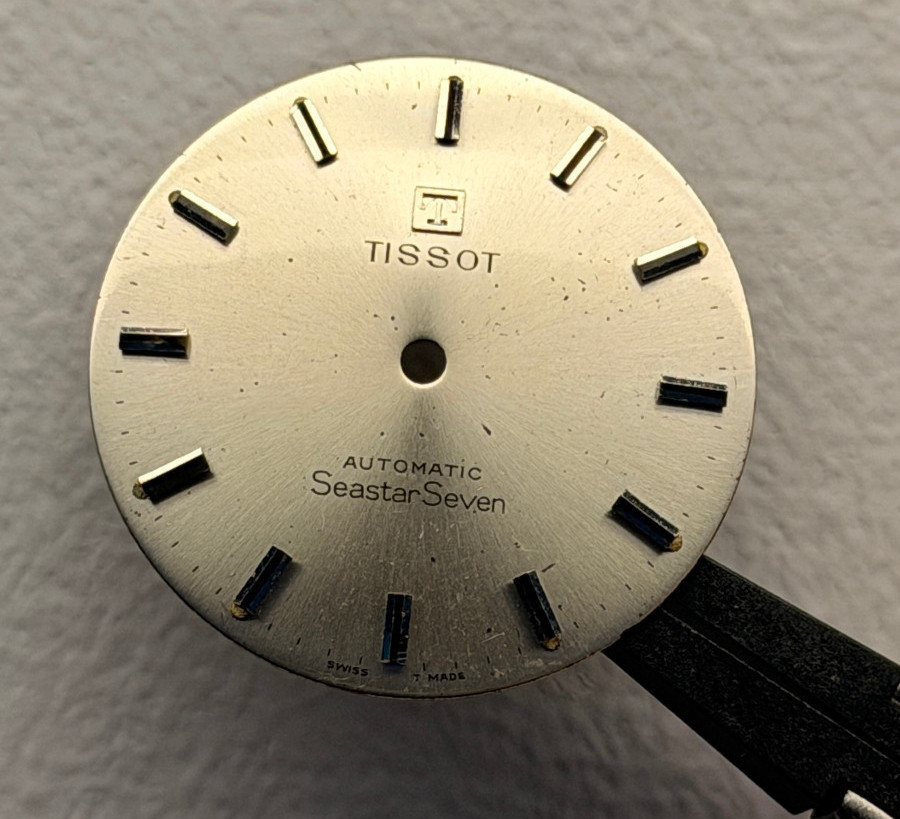 Tissot Seastar Seven Automatic Silver Vintage Watch Dial 29.5mm
