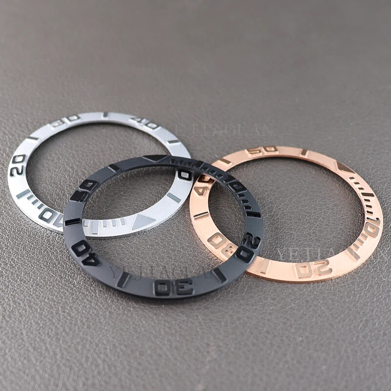 38mmX30.7mmX1.7mm Ceramic Bezel Insert For high-quality watch case parts R- LOGO