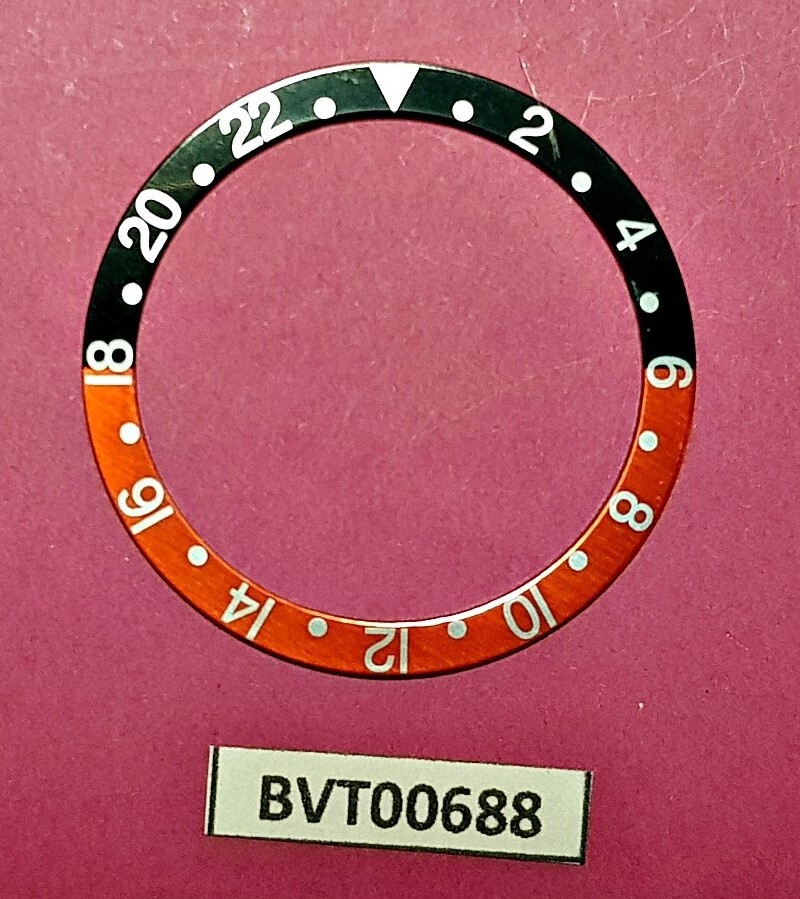 NEW SEIKO COKE GMT BEZEL INSERT DIVER’S WATCH 7002 6309 6306 7S26 WATCH BVT00688