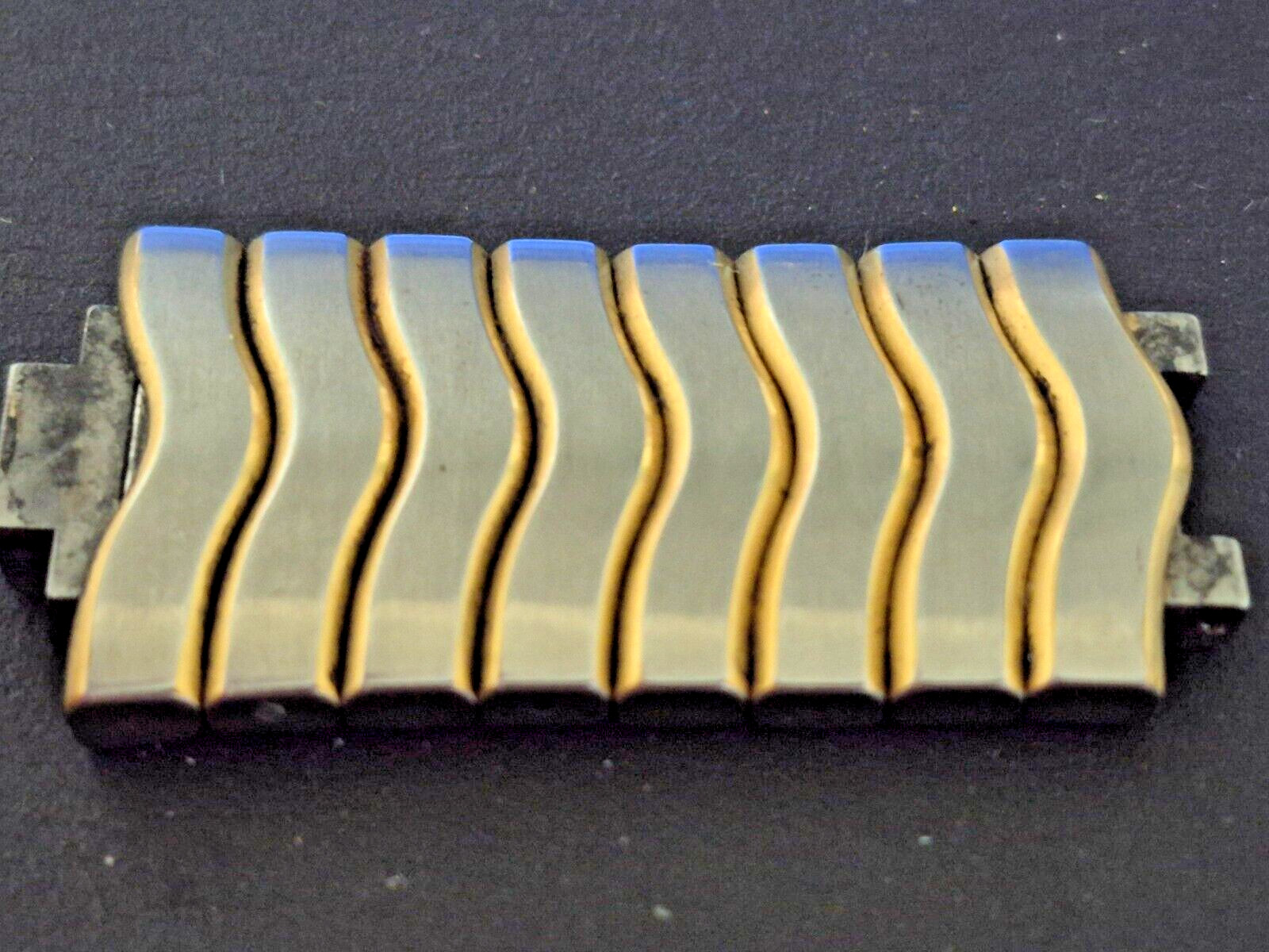 EBEL Classic Wave 8 Link Steel & Gold Segment for bands found on 21mm lug cases