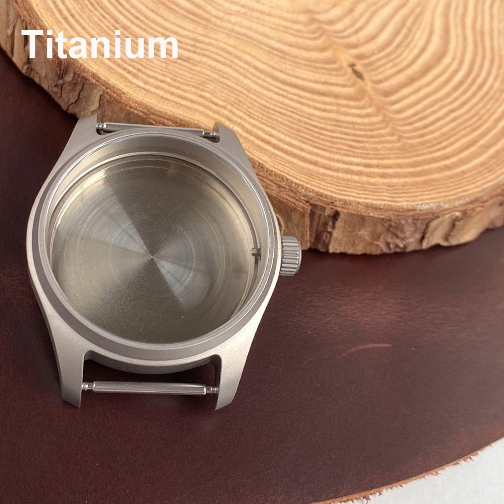 20ATM Titanium/Stainless steel 39mm Pilot Sapphire Watch Case For NH35 ETA2824